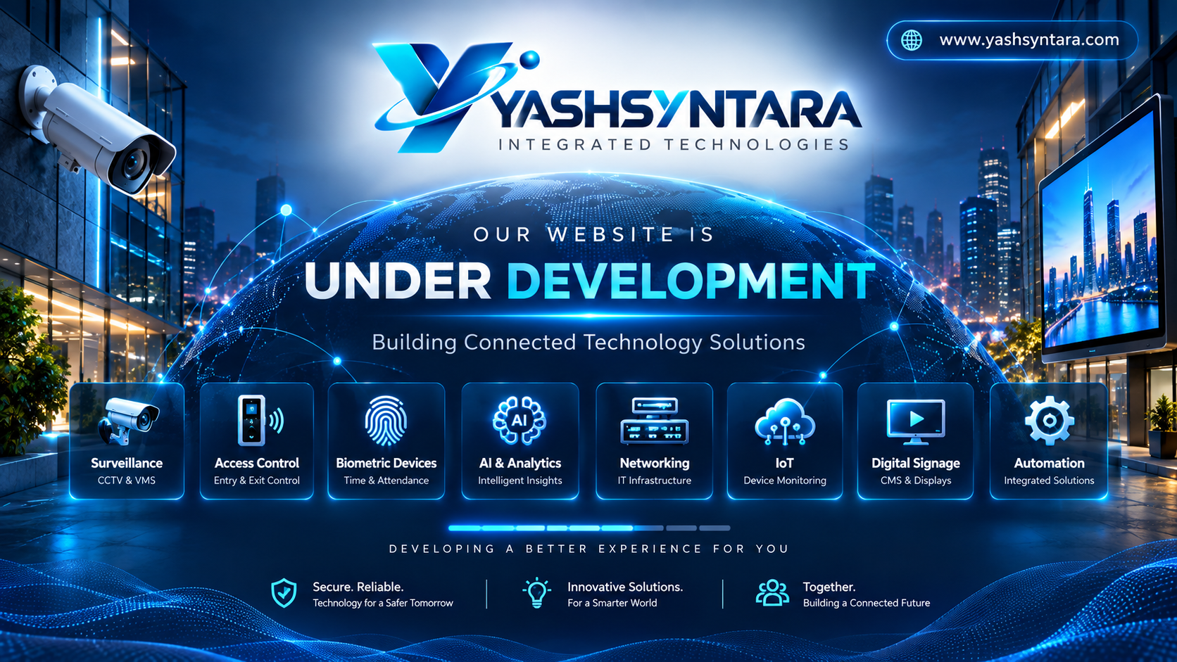 Yashsyntara Integrated Technologies - website under development